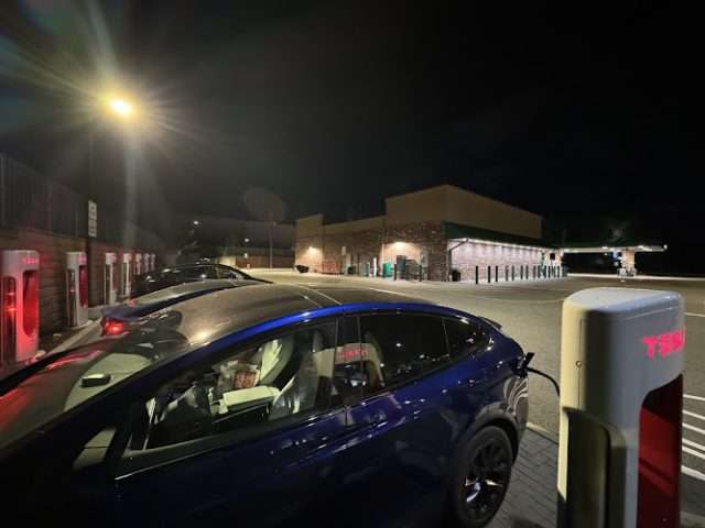 Tesla Supercharger in Mahwah New Jersey