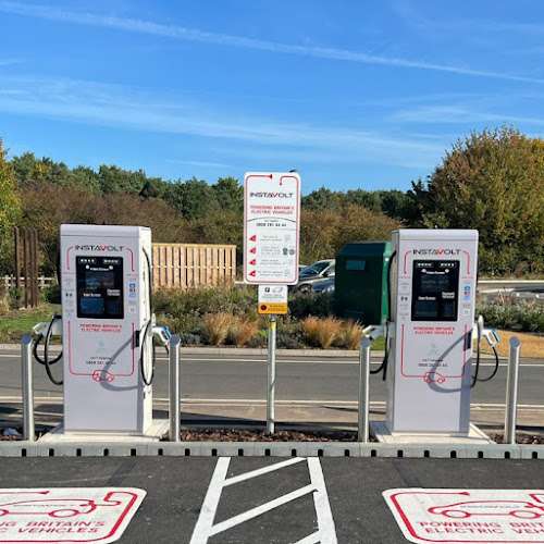 InstaVolt Charging Station EV Charging Station at Costa Coffee