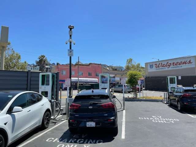 Electrify America Charging Station in San Francisco California