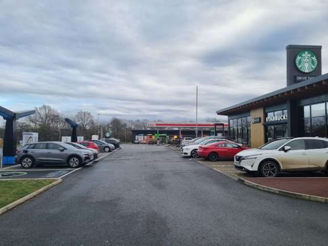 EVPoint Charging Station in Northampton United Kingdom of Great Britain and Northern Ireland