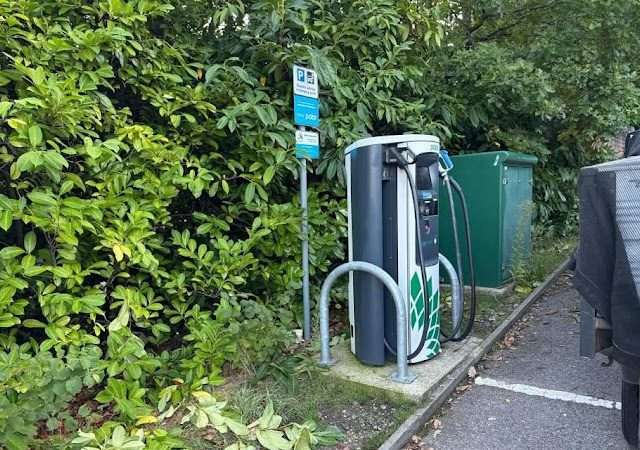 bp pulse Charging Station in Camberley United Kingdom of Great Britain and Northern Ireland