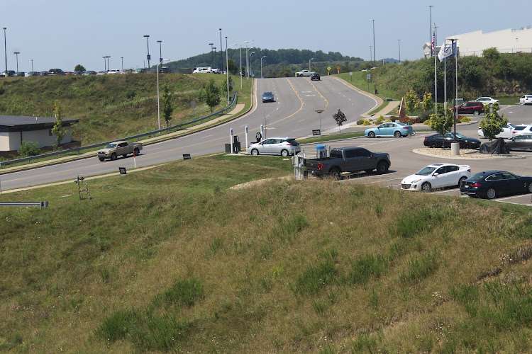 Blink Charging Station EV Charging Station at 380 Richard Harrison Way