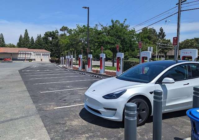 Tesla Supercharger in Walnut Creek California