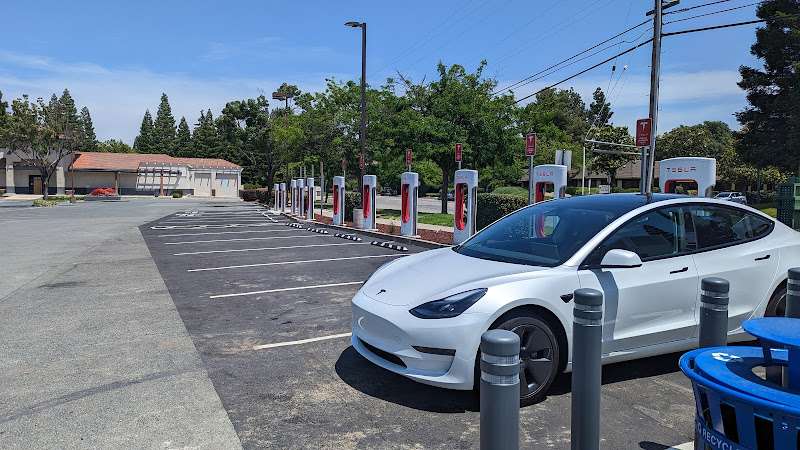 Tesla Supercharger EV Charging Station at Citrus Marketplace