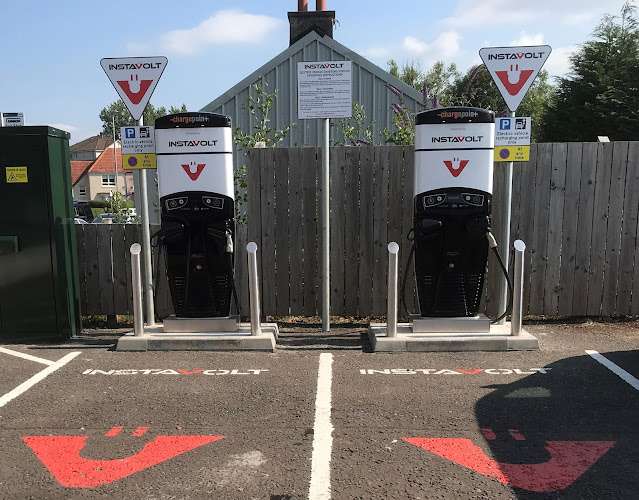 InstaVolt Charging Station EV Charging Station at Service Station