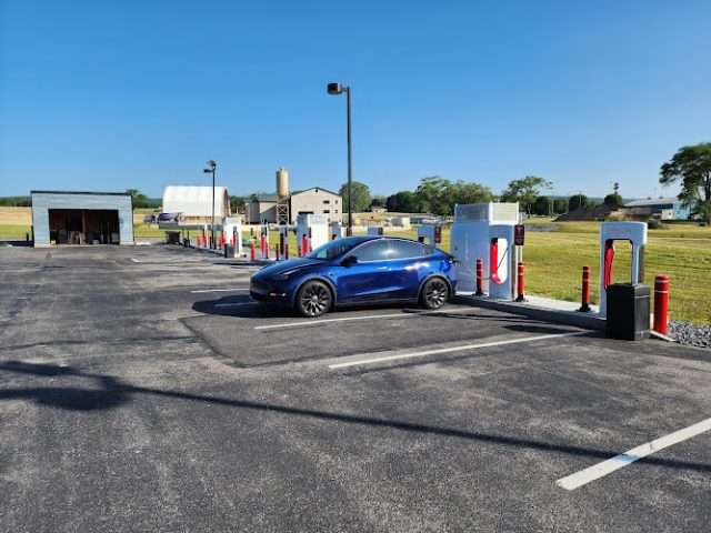 Tesla Supercharger in Mill Hall Pennsylvania