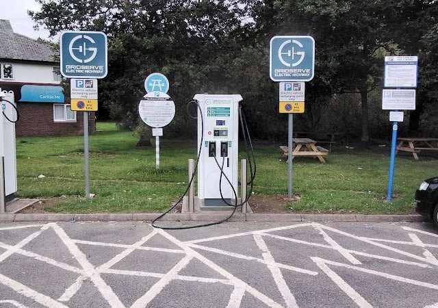GRIDSERVE Charging Station in Carlisle United Kingdom of Great Britain and Northern Ireland
