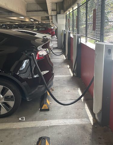 Tesla Supercharger in Jersey City New Jersey