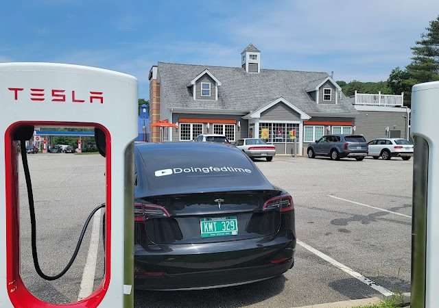 Tesla Supercharger in Ashland New Hampshire