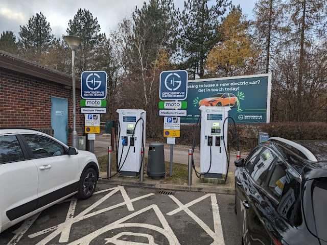 GRIDSERVE Charging Station in Crawley United Kingdom of Great Britain and Northern Ireland