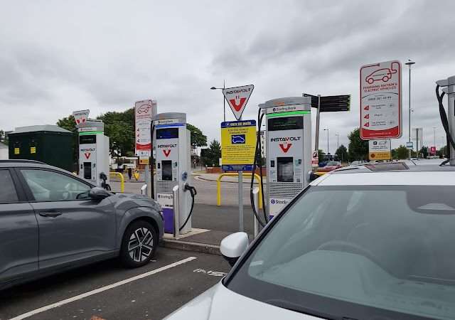 InstaVolt Charging Station in West Bromwich United Kingdom of Great Britain and Northern Ireland