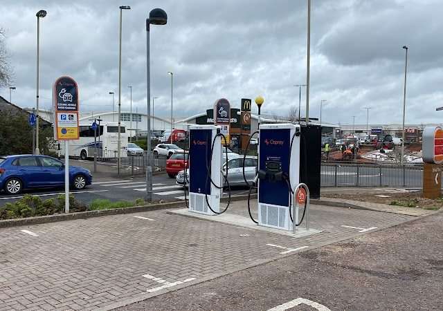 Osprey Charging Station in Gloucester United Kingdom of Great Britain and Northern Ireland