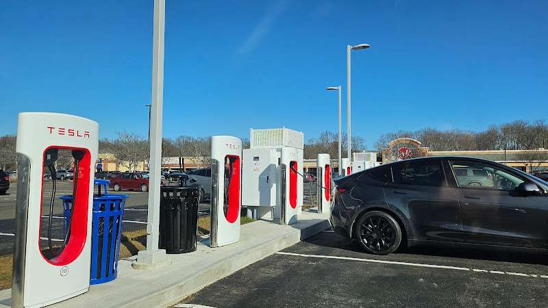 Tesla Supercharger EV Charging Station at Freshwater Commons