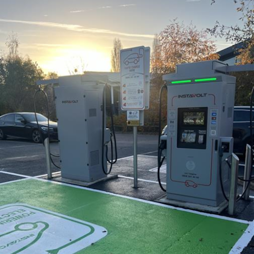 InstaVolt Charging Station EV Charging Station at Council