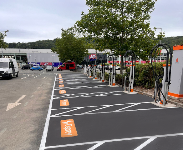 Osprey Charging Station in Cardiff United Kingdom of Great Britain and Northern Ireland