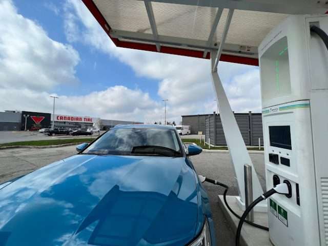 Electrify Canada Charging Station in London Ontario Canada