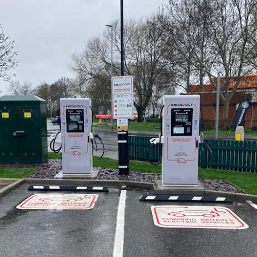 InstaVolt Charging Station EV Charging Station at McDonalds