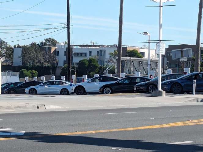 Tesla Supercharger EV Charging Station at 1819 Cloverfield Blvd