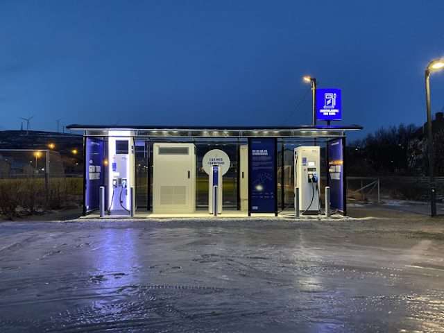 Vattenfall Charging Station in Havøysund Norway 9690