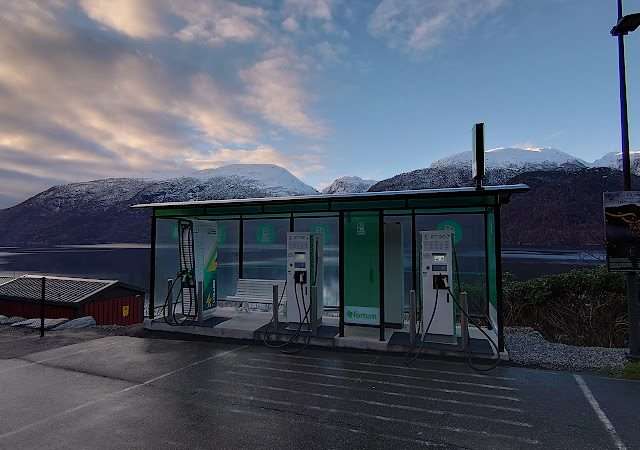 Fortum Charge & Drive Charging Station in Markhus Norway 5596