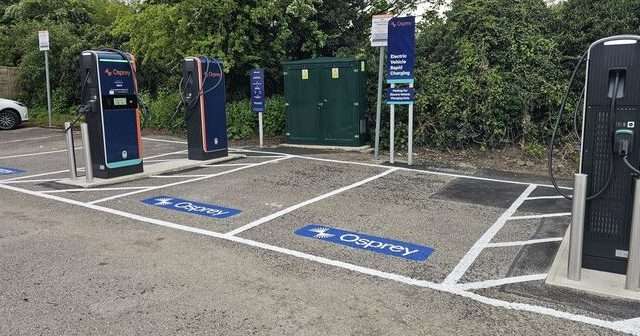 Osprey Charging Station in Dunstable United Kingdom of Great Britain and Northern Ireland