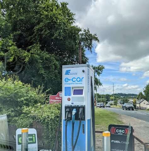 ESB Energy Charging Station in Dungannon United Kingdom of Great Britain and Northern Ireland