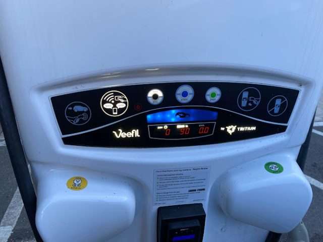 Pod Point Charging Station in Aberystwyth United Kingdom of Great Britain and Northern Ireland