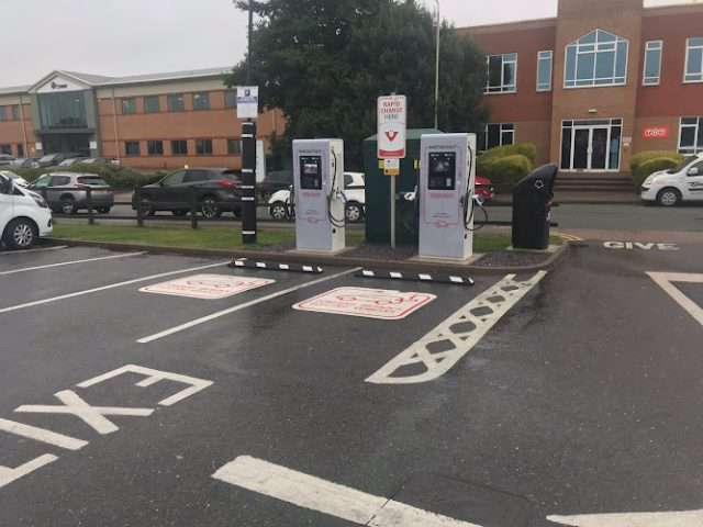 InstaVolt Charging Station in Hinckley United Kingdom of Great Britain and Northern Ireland