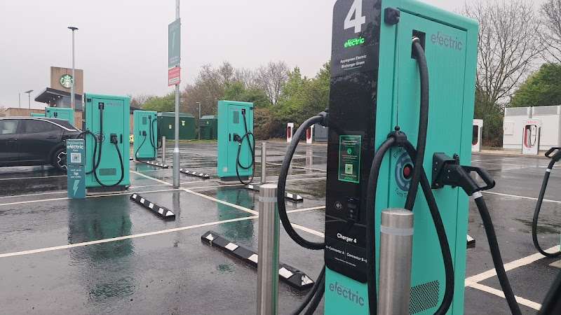 Applegreen Electric Charging Station EV Charging Station at M11