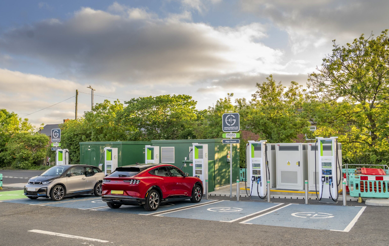 GRIDSERVE Charging Station EV Charging Station at A1M Northbound