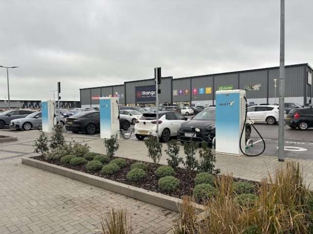 Zest Charging Station in Alfreton United Kingdom of Great Britain and Northern Ireland