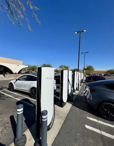 Tesla Supercharger in Phoenix Arizona