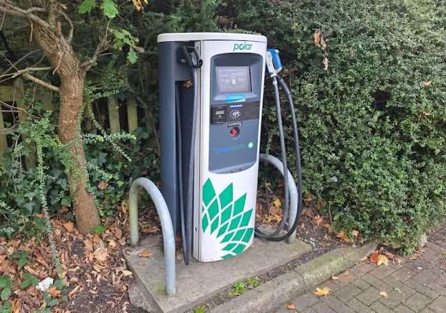 bp pulse Charging Station in Warrington United Kingdom of Great Britain and Northern Ireland