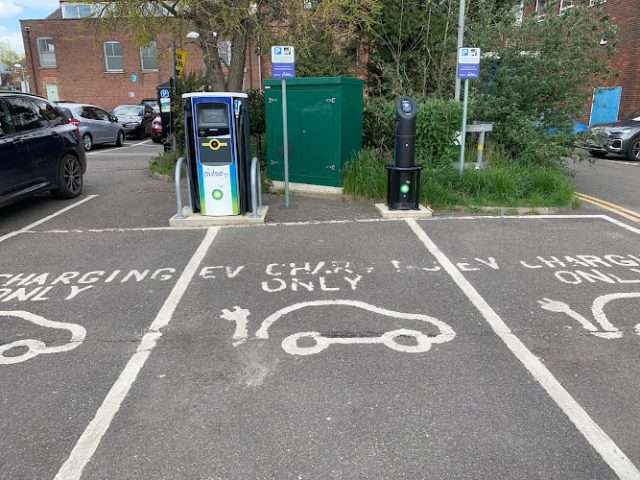 bp pulse Charging Station in Chesham United Kingdom of Great Britain and Northern Ireland