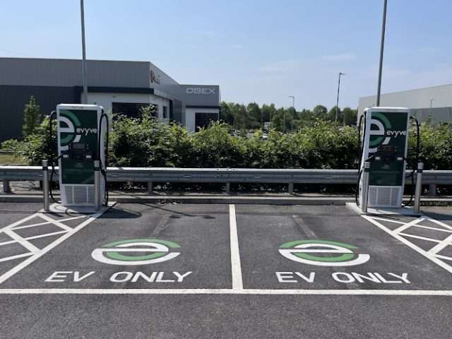 evyve Charging Station in Worcester United Kingdom of Great Britain and Northern Ireland