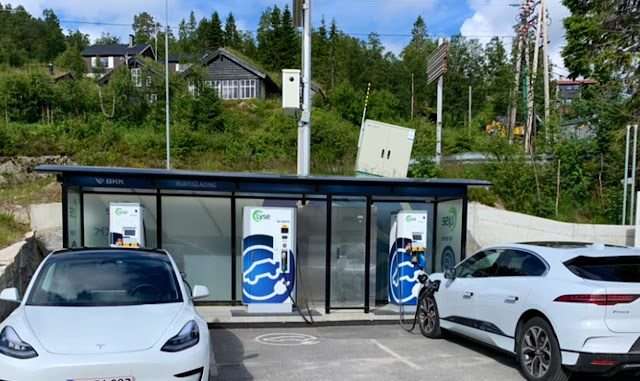 Eviny Charging Station in Tjørhom Norway 4443