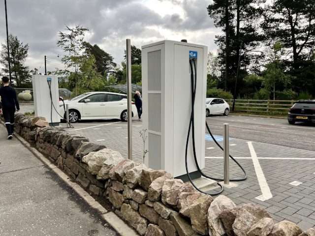 GeniePoint Charging Station in Aviemore United Kingdom of Great Britain and Northern Ireland