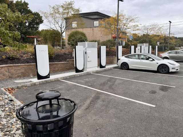 Tesla Supercharger in Rockaway New Jersey
