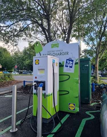 Lidl Charging Station in Guildford United Kingdom of Great Britain and Northern Ireland