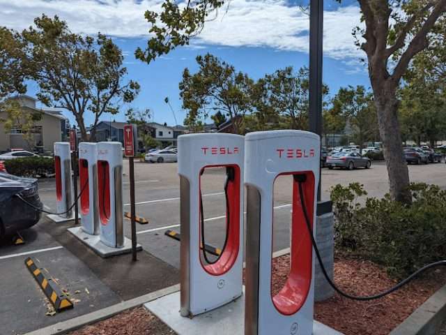 Tesla Supercharger in San Luis Obispo California