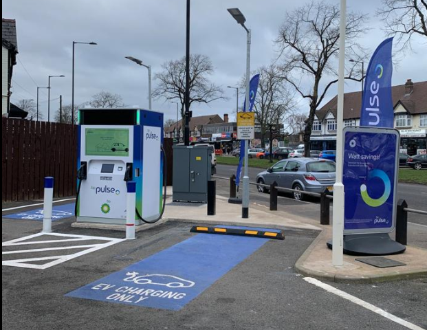 bp pulse Charging Station in Birmingham United Kingdom of Great Britain and Northern Ireland