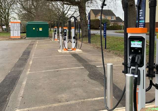 Osprey Charging Station in Ipswich United Kingdom of Great Britain and Northern Ireland