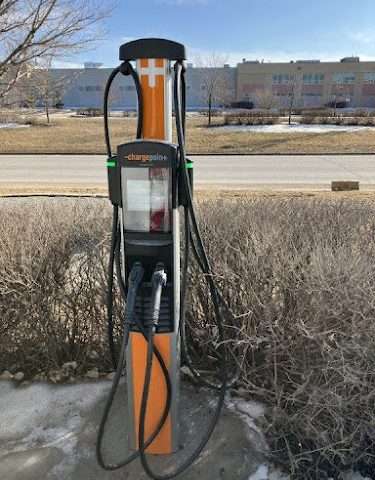 Electric Vehicle Charging Station in Winnipeg Manitoba Canada