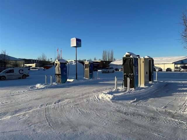 Mer Charging Station in Kongsvinger Norway 2212