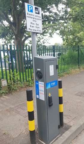 Mer Charging Station in Godalming United Kingdom of Great Britain and Northern Ireland