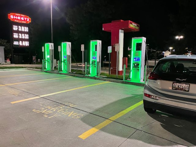 Electrify America Charging Station in Scranton Pennsylvania