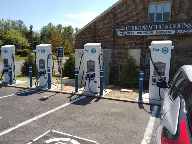 EVgo Charging Station in Springfield Virginia