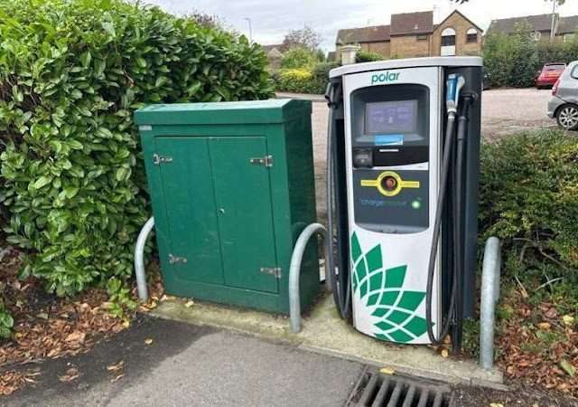 bp pulse Charging Station in Chelmsford United Kingdom of Great Britain and Northern Ireland