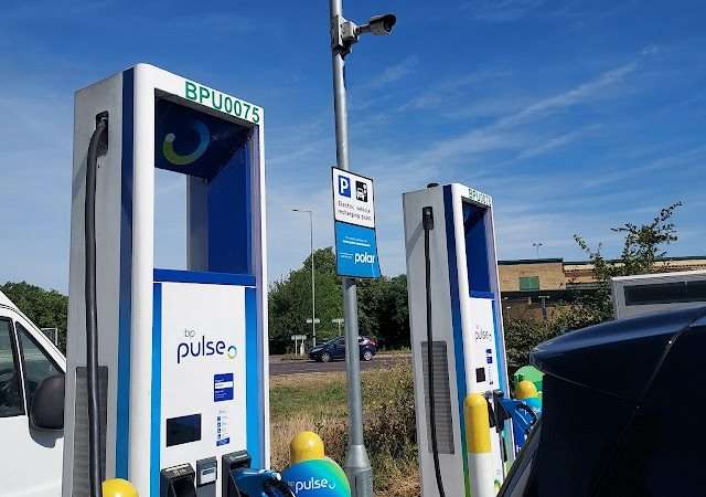 bp pulse Charging Station in Basildon United Kingdom of Great Britain and Northern Ireland