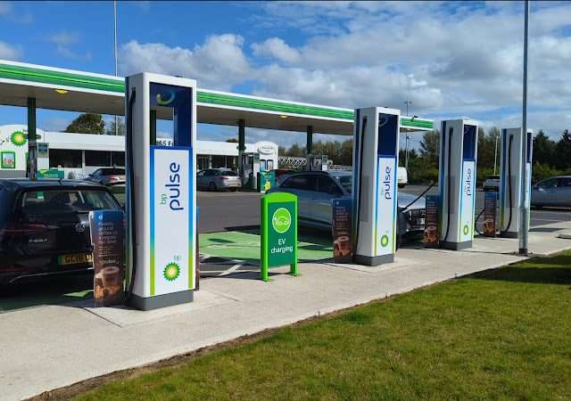 bp pulse Charging Station in Shotts United Kingdom of Great Britain and Northern Ireland